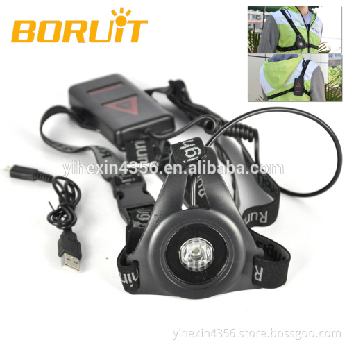 Multifunctional Light weight Running Carried On The Back Strap LED Headlamp